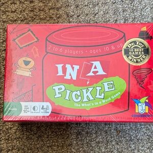 In a Pickle Word Game - Red